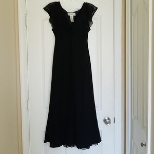 Jones Wear Black Cocktail Dress